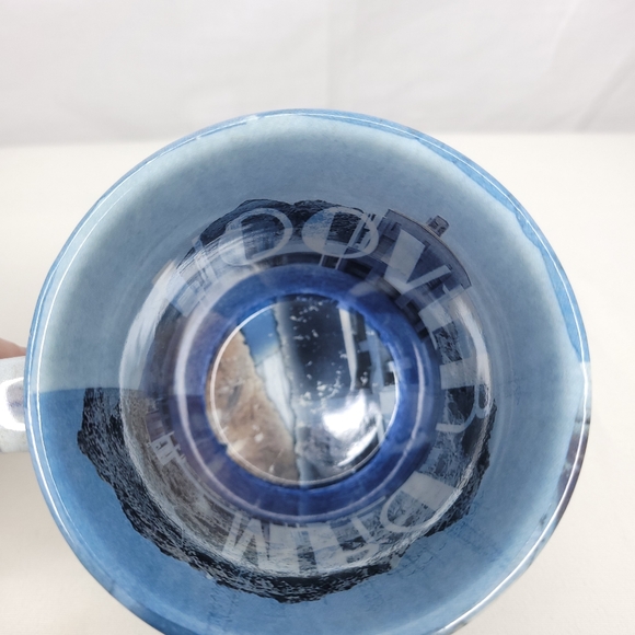 Hoover Dam Nevada Collage Blue Coffee Mug - Picture 5 of 6